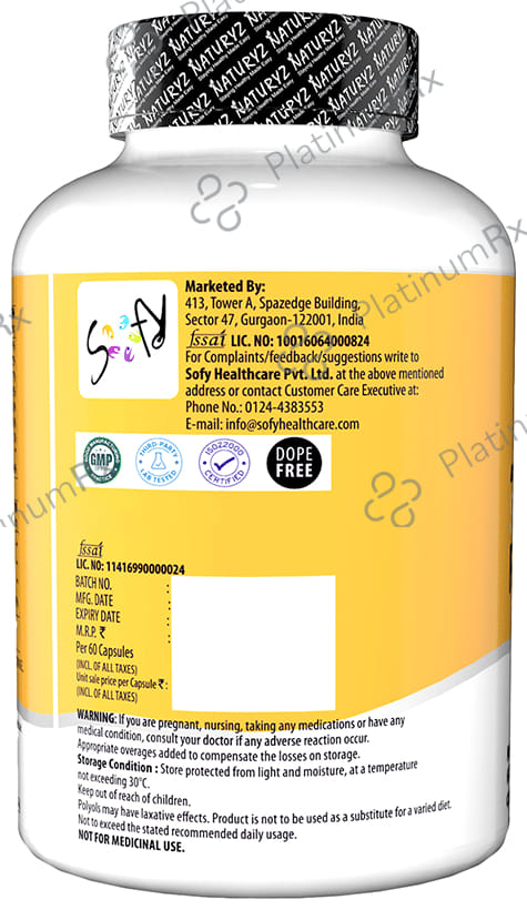 Naturyz Burpfree Nano Salmon Fish Oil with Vitamin D3 Softgel Capsule 60 capsules