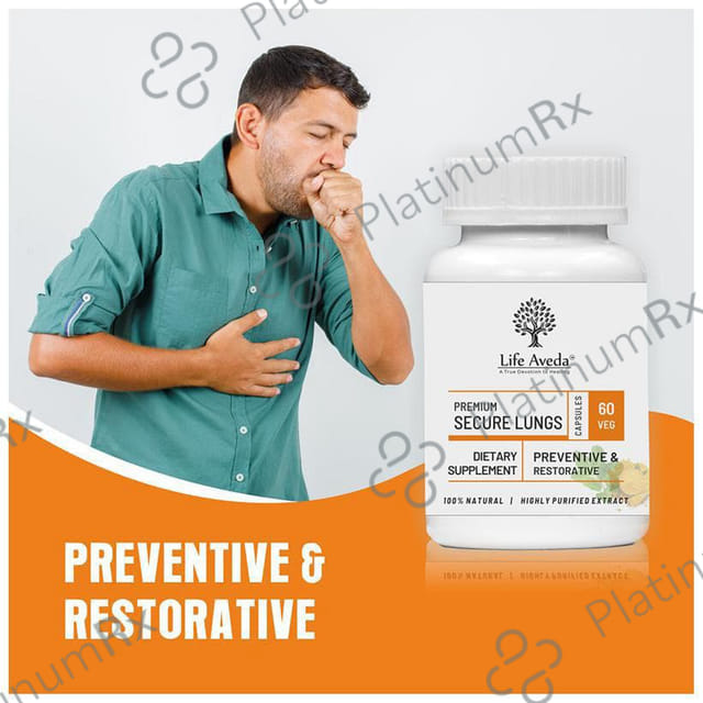 Life Aveda Premium Secure Lungs Veg Capsule