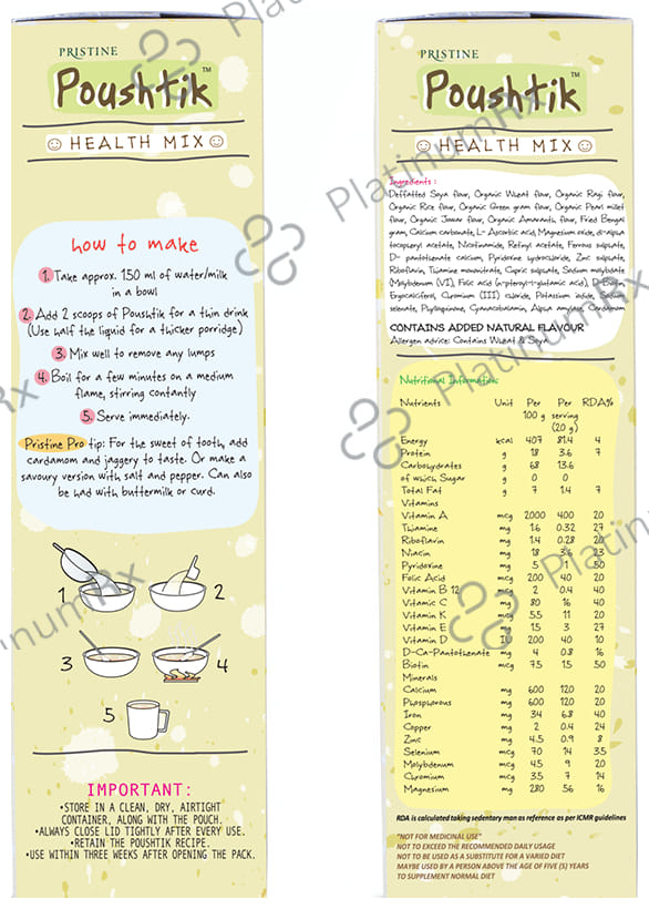 Pristine Poushtik Health Mix