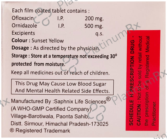 Niolox OZ Tablet