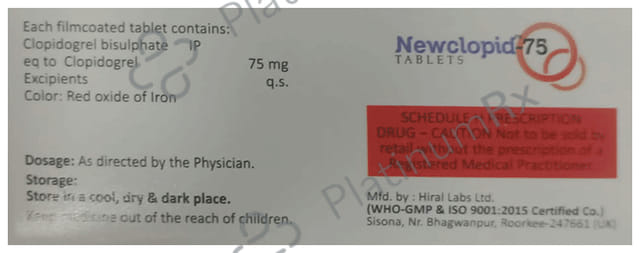 Newclopid 75 Tablet