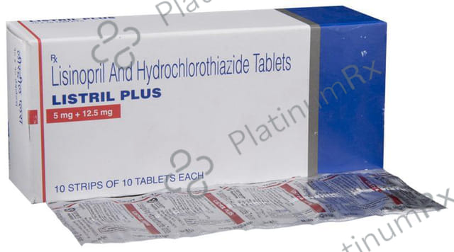 Listril Plus 12.5/5mg Tablet 10s