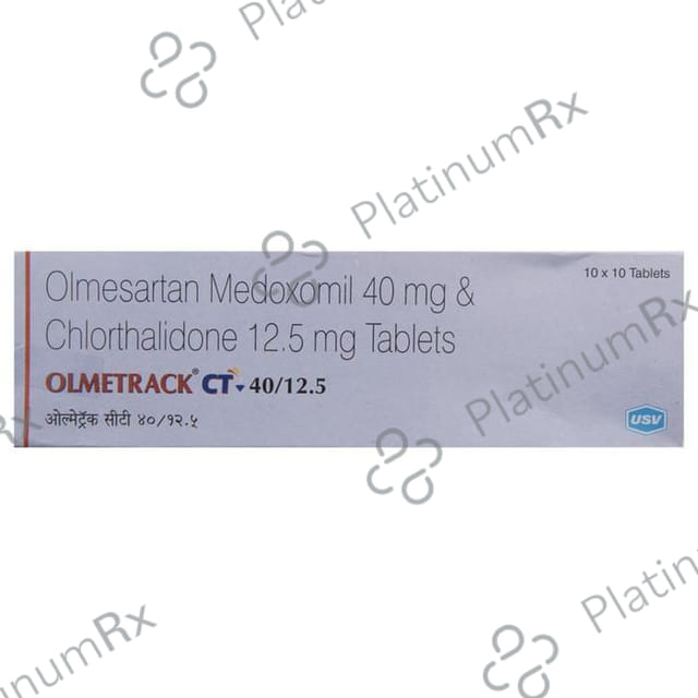 Olmetrack CT 40/12.5 Tablet 10s