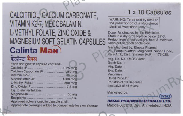 Calinta Max Soft Gelatin Capsule 10s