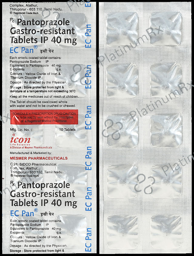 EC Pan 40mg Tablet 10s