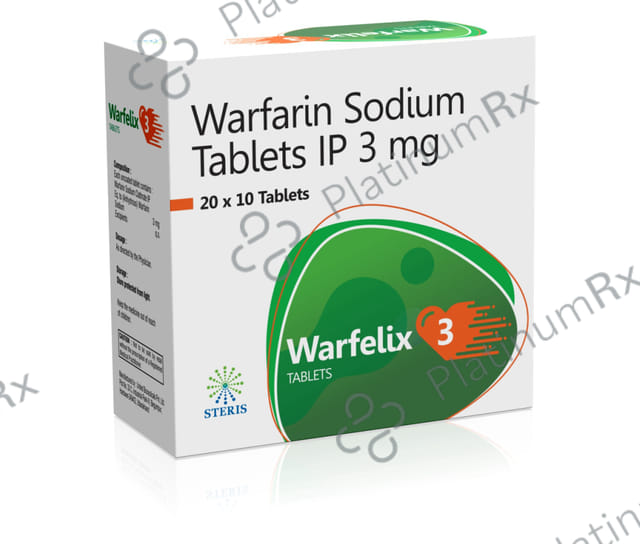 Warfelix 3mg Tablet 10s