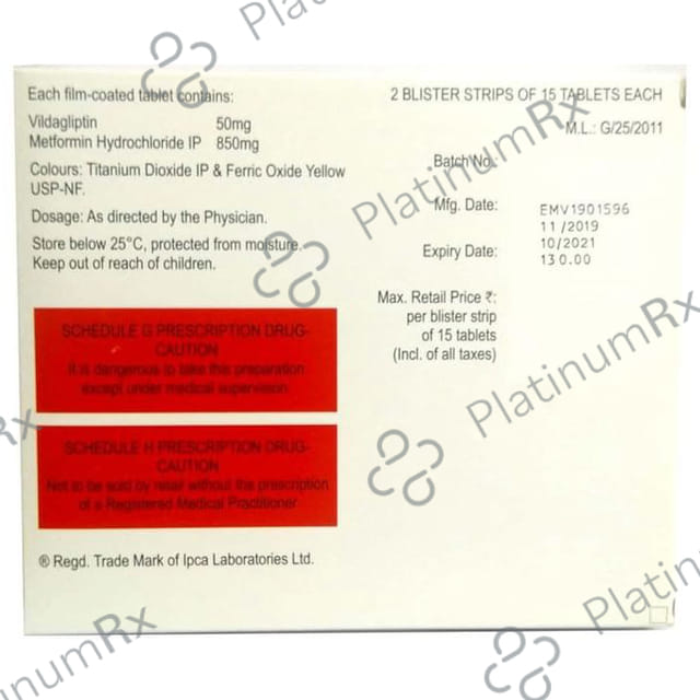 Valdiff M 850/50mg Tablet 15s