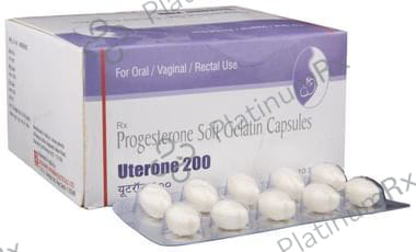 Uterone 200 Soft Gelatin Capsule