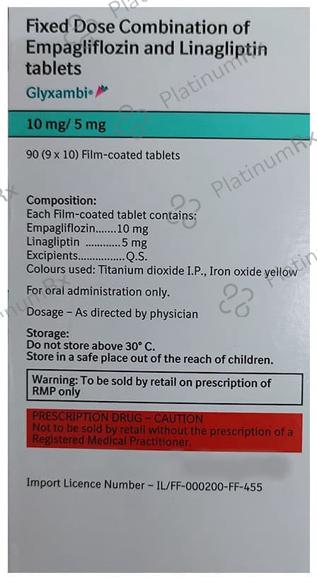 Glyxambi 10/5mg Tablet 10s