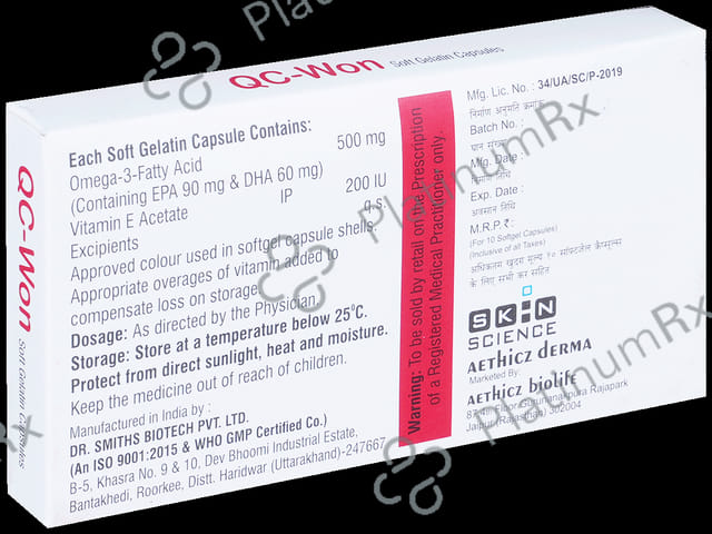 QC-Won Soft Gelatin Capsule