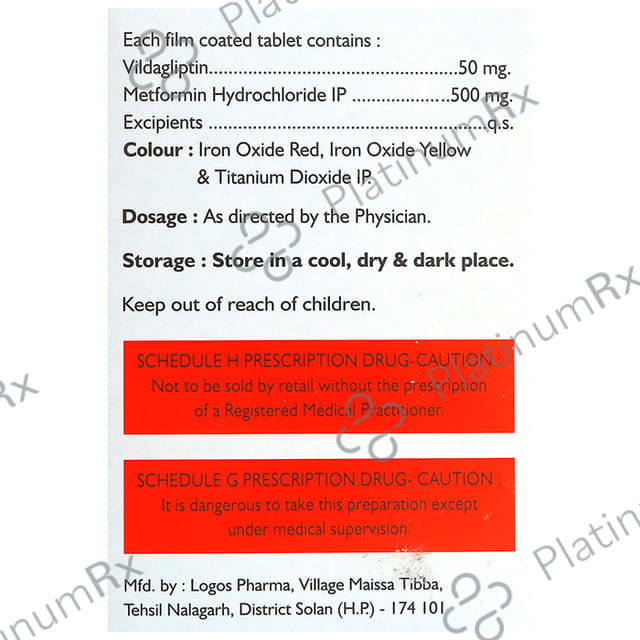 Vilmexa 50/500mg Tablet 15s