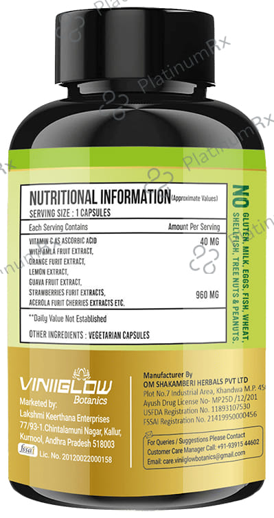 Viniiglow Botanics Vitamin C Capsule