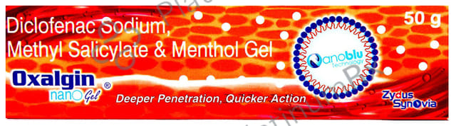 Oxalgin Nano Gel 50gm