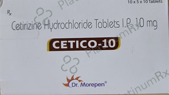Cetico 10mg Tablet 10s