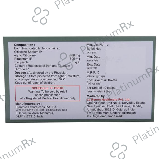 Colihenz P 500/800mg Tablet 10s