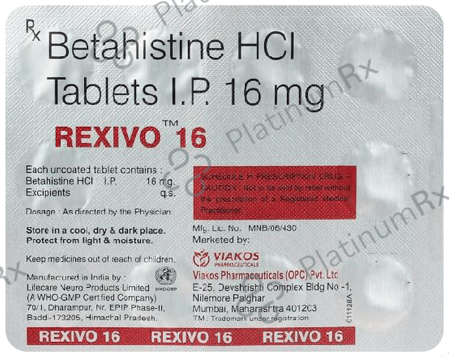 Rexivo 16 Tablet