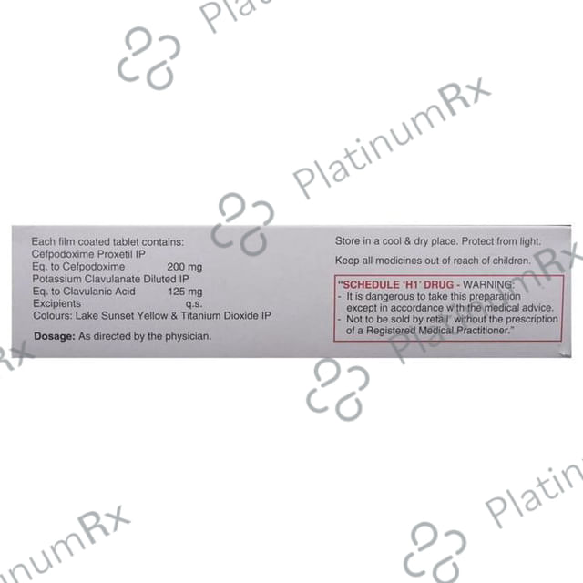 Kefpod CV 200/125mg Tablet 10s