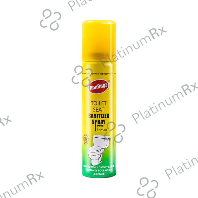 Runbugz Lemon Toilet Seat Sanitizer Spray Pro