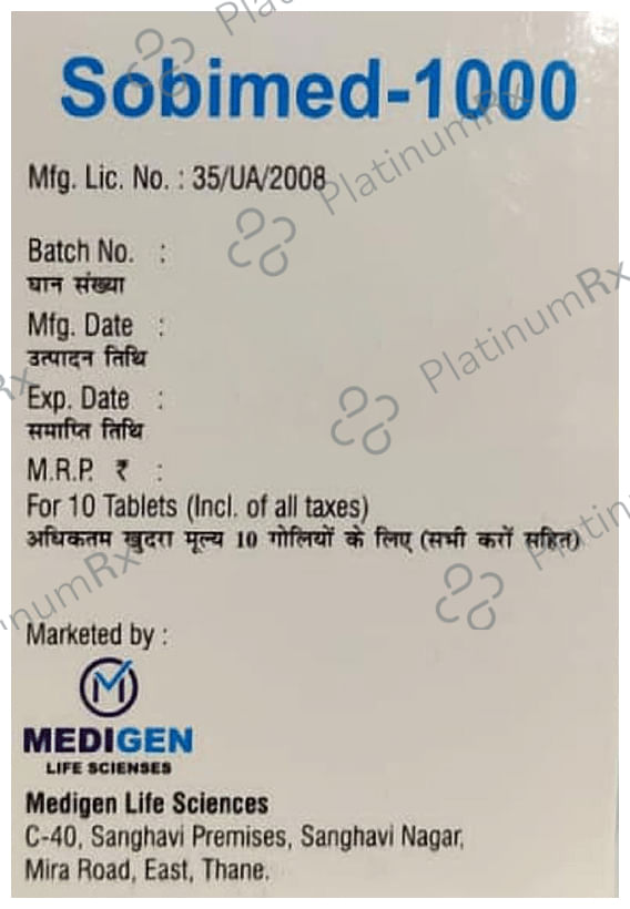 Sobimed 1000 Tablet