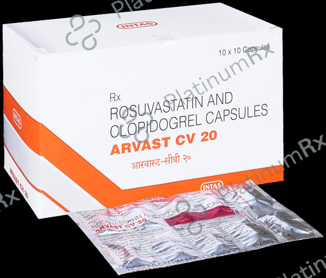 Arvast CV 20/75mg Capsule 10s