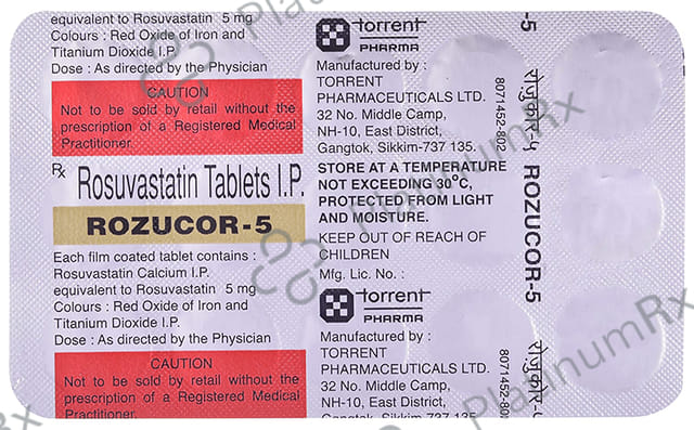 Rozucor 5mg Tablet 15s