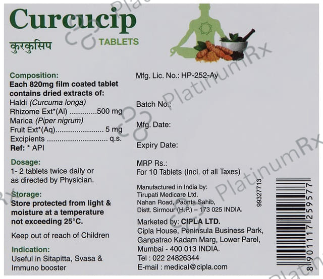 Curcucip Tablet