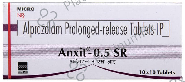 Anxit 0.5mg Tablet SR 10s