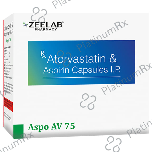Aspo AV 75/10mg Capsule 10s