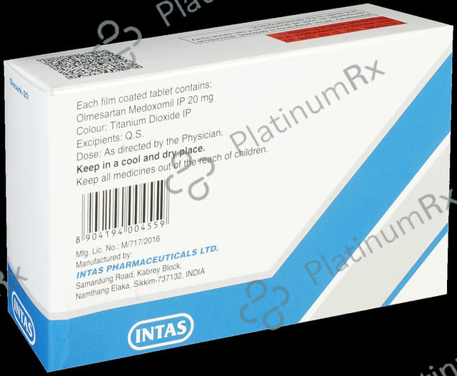 Olmark 20mg Tablet 15s