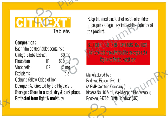 Citinext Tablet