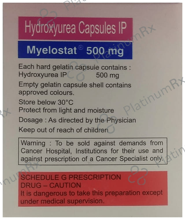 Myelostat 500mg Capsule 10s