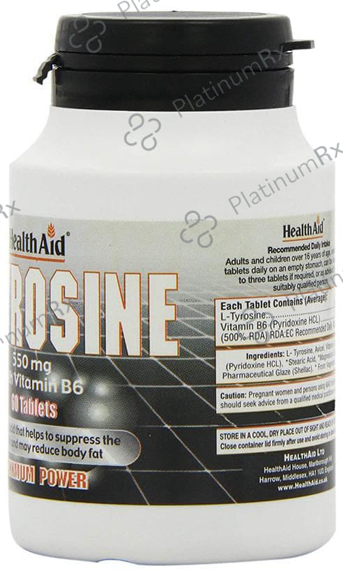 Healthaid L-Tyrosine 550mg Tablet