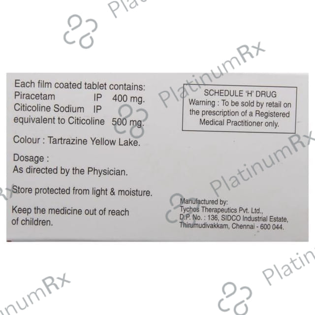 Neuciti Plus 500/400mg Tablet 10s