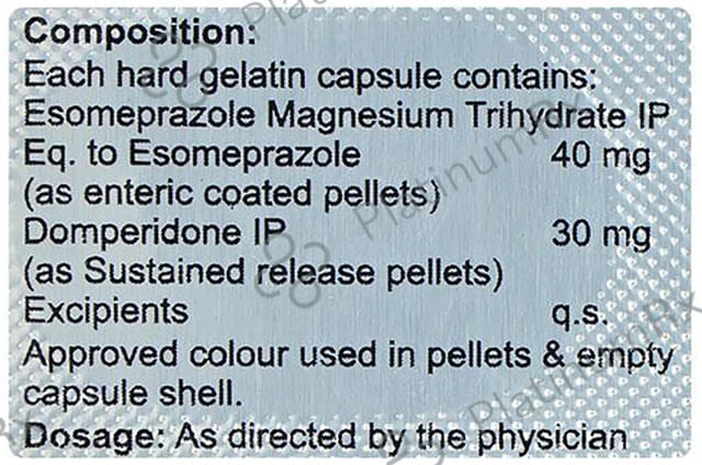 Esomifor D 30/40mg Capsule SR 10s