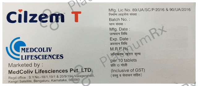 Cilzem T Tablet