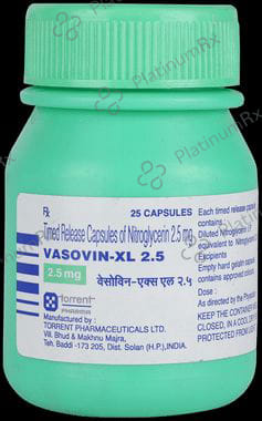 Vasovin XL 2.5mg Capsule 25s