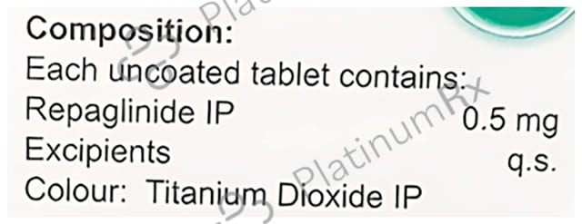 Rapiglinide 0.5mg Tablet 15s