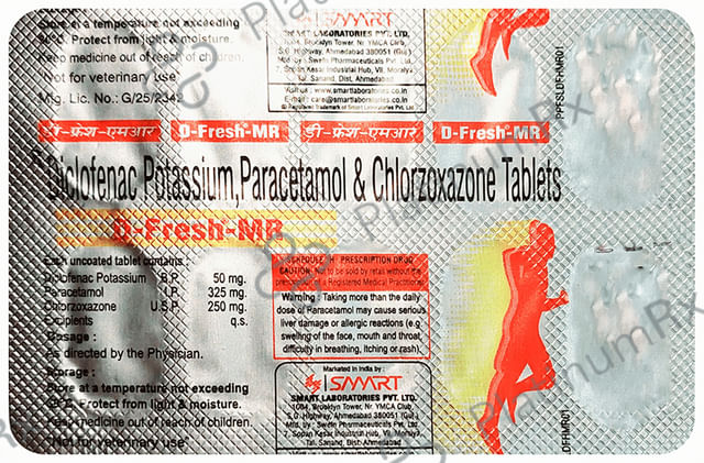 D Fresh MR 250/50/325mg Tablet 10s