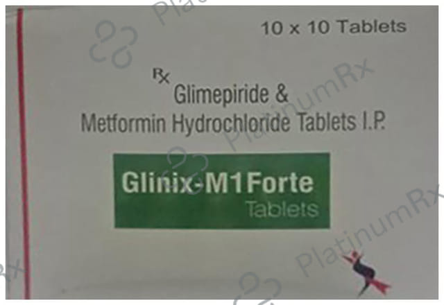 Glinix M1 Forte 1/1000mg Tablet SR 10s