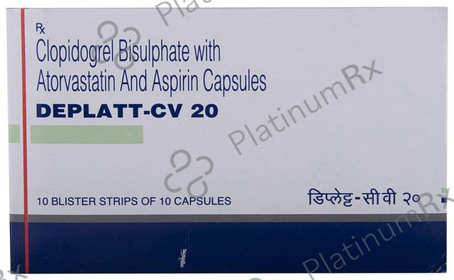Deplatt CV 20/75/75mg Capsule 10s