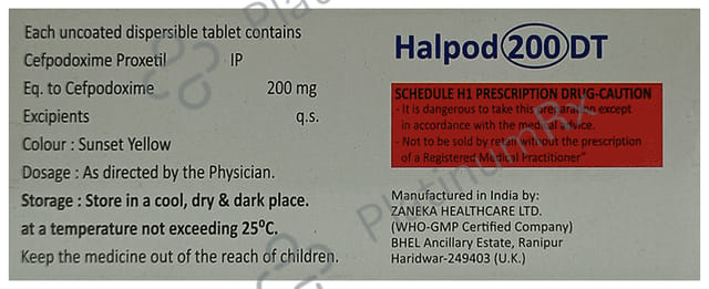 Halpod 200 DT Tablet 10s