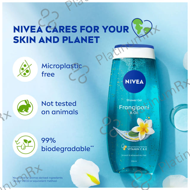 Nivea Nivea Shower Gel Frangipani & Oil 125 ml