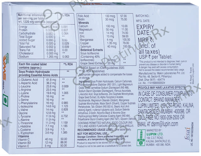 Fortified Lupin VMS Max Tablet 10s