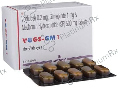 Vogs GM 1/500/0.2mg Tablet SR 10s