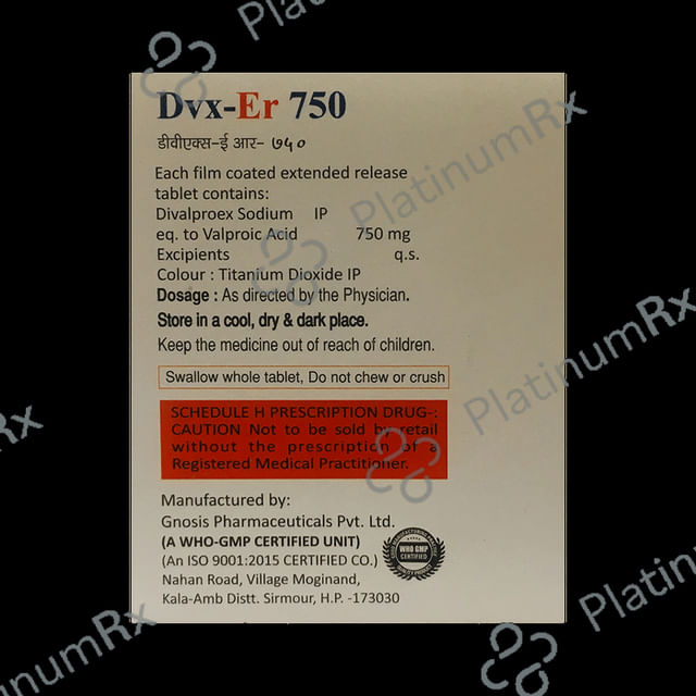 Dvx 750mg Tablet ER