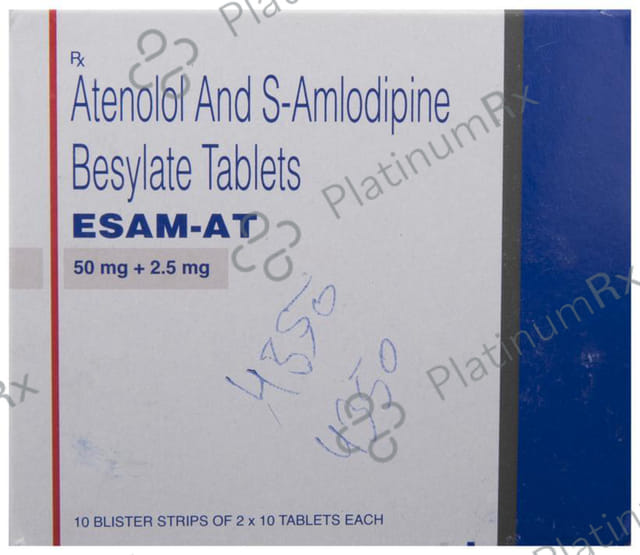 Esam AT 2.5/50mg Tablet 10s