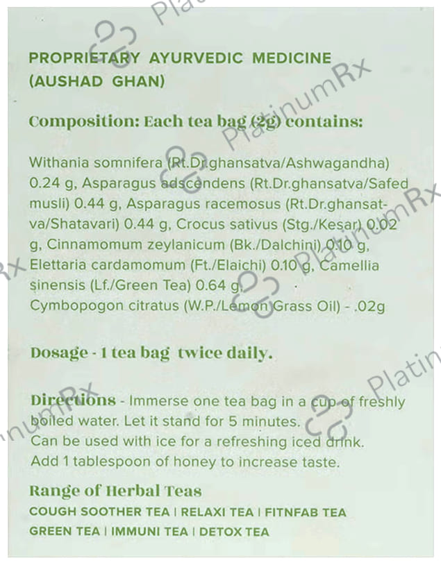 Baidyanath (Jhansi) Ayurvedant Vital-Tea Bag (2gm Each)