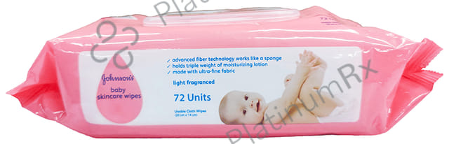 Johnson's Baby Skincare Wipes 72s