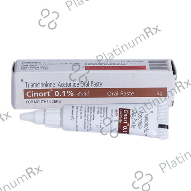 Cinort 0.1% Paste 5gm