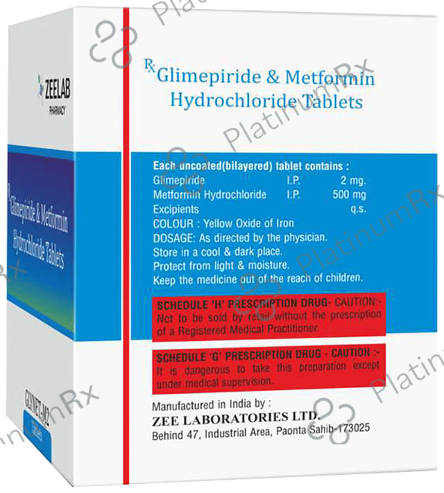 Glynet M2/500mg Tablet 10s